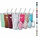 Healthy Human Stainless Steel Tumbler with Straw | Splash Proof Insulated Travel Cruiser Cup | Eco-Friendly Coffee Tumblers with Straws Cleaner & Splash Proof Lid (32oz, Mirage)