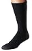 Fox River Adult Military Dress Crew Light Weight Socks, Extra-Cushioned Mid Calf Socks for Super Dry, Odor Free Comfy Feet - Black - Large