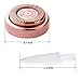 Flawless Hair Remover Replacement Heads 6 Count Replacing Blades with Cleaning Brush,Good Finishing and Well Touch for Lip,Chin,Cheeks and Sideburns As Seen On TV 18K Gold-Plated