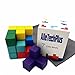 AlleTechPlus Soma Cube Wood Tetris Puzzle Box 7 Colorful Bricks Cube Stacking Blocks Games with A Carry Bag