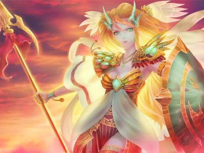 Artists of Magic Custom Playmat for Magic:The Gathering and other collectible card games - GODDESS OF WAR w/Artwork by STARCLUST STUDIO