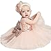 NNJXD Girl Tulle Embroidered Elegant Tutu Backless Dress for Party Size(100) 2-3 Years Pink
