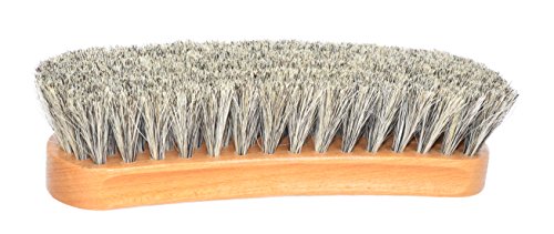 Ralyn Shoe or Boot Shine Buffer Horsehair Brush, Light Color Bristle. 1ct.