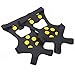 Kalevel Ice Grippers for Shoes and Boots Snow Ice Cleats for Women Men Kids (L,Black)