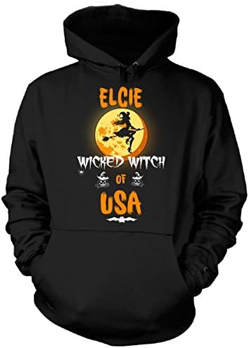 Elcie Wicked Witch Of Usa. Halloween Gift - Hoodie Black L