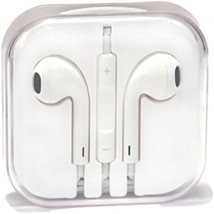 SANYEYE Earphones With Microphone [2 Pack] Premium Earbuds Stereo Headphones and Noise Isolating headset Made for Apple iPhone iPod iPad - White