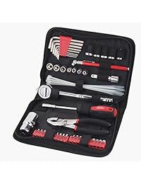 Apollo Tools DT9775 - Juego de herramientas métricas en funda con cremallera, 56 piezas