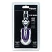 Verbatim USB Corded Mini Travel Optical Wired Mouse for Mac and PC - Metro Series Purple