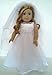 DollsHobbiesNmore Wedding Gown Compatible with American Girl Dolls-18 Inch Doll Clothes for American Girl Dolls