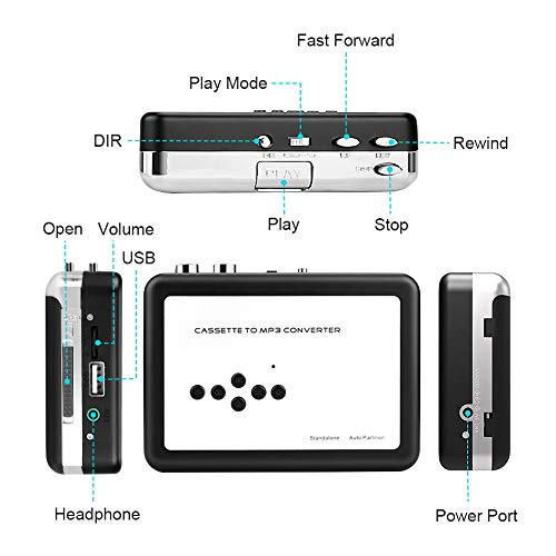 4 SubClap+Cassette+Portable+Converter+Earphones