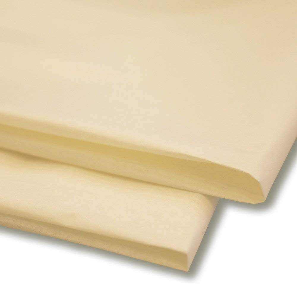 Tissue Paper 50 Sheets, Gift Wrap, MG and Acid Free, 20 x 30" Size, Wrapping Decorative Sketch and Cutting Paper for Art Craft - Sabco (Ivory)