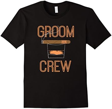 Mens Bachelor Party Drinking T-shirt, Grooms Crew Groomsmen Pack 2XL Black