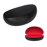 Extra Large Sunglasses Hard Case, Unisex Durable Protective Holder for Oversized Glasses, Prescription Eyeglasses & All Eyewear, -Red Clamshell- By OptiPlix …