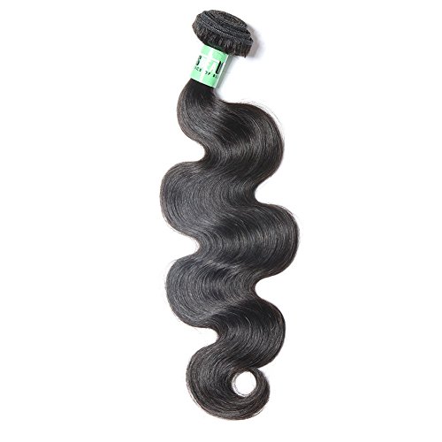Msbeauty 6A Brazilian Hair Body Wave 1 Bundles of 24 inch 100g Unprocessed Virgin Human Hair Weave Natural Color Tangle-free