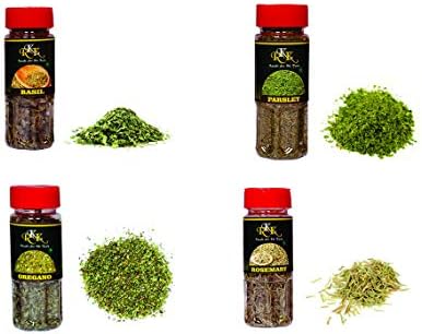 RKK Combo of Rosemary Pure Herb Sprinkler, Oregano Basil and Parsley -