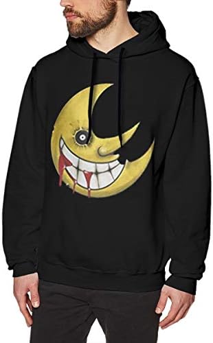 Comilee Men Moon Soul Eater Casual Hiking Hoodies Long Sleeve