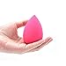 Dolovemk Extra Large Size Makeup Beauty Egg Blender Sponge (Non-Latex) Face Foundation Blending Puffs, Height:8.5cm(Dry)/10cm(Wet) (Rose)