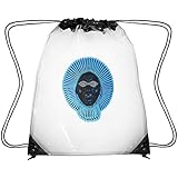 Gsoienj Clear Stadium Drawstring Bag