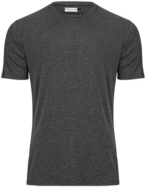 Absolute Apparel Mens Thermal Short Sleeve T-Shirt (L) (Charcoal