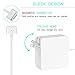 Halcent Macbook Pro Charger,85W Magsafe 2 Charger with T-Tip,85W Magsafe Adapter for Macbook Pro 15 Inch (Mid 2012 Later Model)