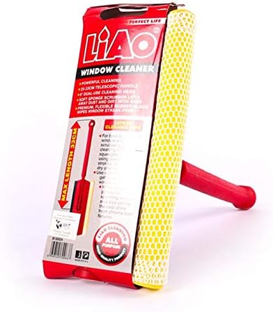 Liao Window Cleaning Product for Cars/Home/Office Window Panels | Window Cleaner with Soft Sponge Material