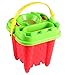 15-Pieces Beach Sand Toys Set in Zippered Bag Castle Bucket by Bo Toys