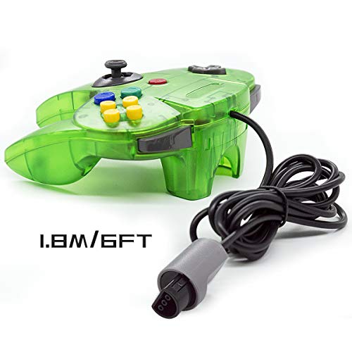 image for Mekela Wired Controller For Nintendo 64 N64 Console, Upgraded Joystick
