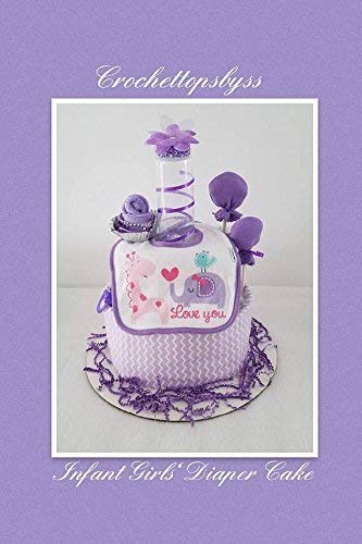 baby girl diaper cakes for baby showers