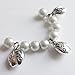 Heather's cf 34 Pieces Silver Tone Ladybug Beads DIY Charms Pendants 15X10mm
