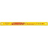 Starrett Redstripe Power Hacksaw Blade, 12" L x 1" W x .050" T | Solid High Speed Steel, 10 TPI, Ideal for Contractors and Tradesmen, RS1210-5