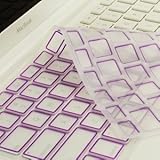 Top Case PURPLE Silicone Keyboard Cover Skin for Macbook 13