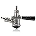 OneBom Beer Keg Coupler, for US Domestic Sankey Keg with Black Lever Handle (D - System)
