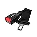Audew Car Seat Belt Extender Safety Certified Seatbelt Extension 360mm 14'' Length 22mm 7/8'' Buckle Width wide Metal Tongue