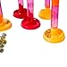 Super Tower Set Marble Run - Junior Set - STEM Toy - An Educational Building Block Set with 105 Pieces Including Translucent Tubes with 30 Glass Marbles