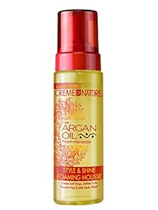 Image of Creme of Nature Argan Oil Style and Shine Foaming Mousse, 7 Ounce