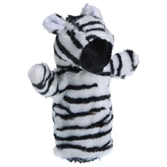 zebra hand puppet