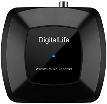 Hi-Fi Wireless Audio Adapter for Music Streaming System - Bluetooth Sound Receiver Hands free Audio Adapter with Optical SPDIF Toslink and 3.5mm Aux