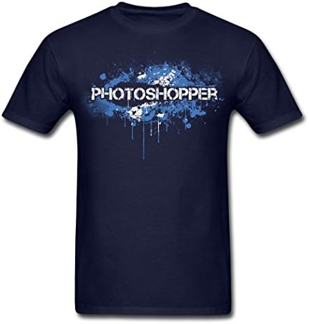 For Photoshop Fans,Cotton Printed T-Shirts Birthday Gift for Him for Her XXL