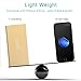GETIHU 10000mAh Universal  Ultra Slim Portable Charger with LED Flashlight and 2 USB Ports - Gold