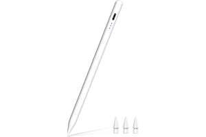 HATOKU Stylus Pen for iPad 2018-2022, 15 Mins Quick Charging iPad Pencil with Tilt Sensitivity & Palm Rejection, Magnetic Pen Compatible with iPad Air 3/4/5, iPad Mini 5/6, iPad 6-10th Gen, iPad Pro 11/12.9"