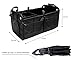 ANTEQI Foldable Car Storage Organizer for SUV, Portable Multi Compartments Trunk Organizer for Car Storage, Large capacity for Cargo Car Trunk Organizer, Expandable To Suit Any In-vehicle (Black)