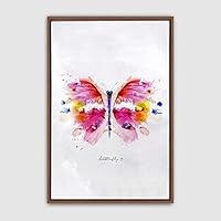 Framed Canvas Wall Art Insect Canvas Prints Home Artwork Decoration for Living Room,Bedroom - 16x24 inches