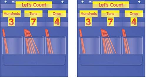 Counting Caddie and Place Value Pocket Chart (2-(Pack))