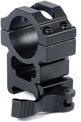 WOLITS Quick Release Scope Ring / Quick Release Scope Mount Ring (Scope Mounts / Picatinny Scope Ring / 1 Inch Scope Mount Ring / 1 Inch Scope Ring / Quick Detach Scope / Scope Ring 1 Inch Black