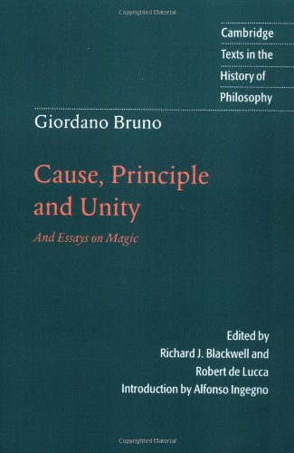 "Giordano Bruno - Cause, Principle and Unity" av Giordano Bruno