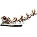 The Bradford Exchange Thomas Kinkade Santa's Sleigh Illuminated Figurine: The Night Before Christmas