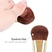 Docolor Kabuki Foundation Face Powder Brush Portable Makeup Cosmetic Tool (Green)