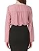 Regna X Love Coated Womens long sleeve chiffon blouses(Printed & Solid colors, 5 styles, S-3X)
