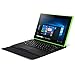 iRULU Walknbook 2 Tablet/Laptop 2-in-1(W20) Windows 10 Notebook & Computer with Detachable Keyboard Intel Quad Core Processor Perfect for Work Games & Entertainment 2+32 GB Storage Green