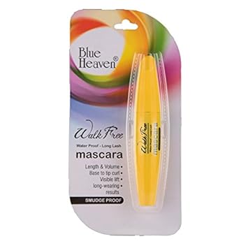 Blue Heaven Walk Free Yellow Pack Mascara, Black, 12ml
